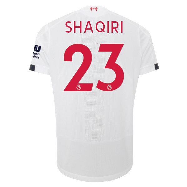 Camiseta Liverpool NO.23 Shaqiri 2ª Kit 2019 2020 Blanco